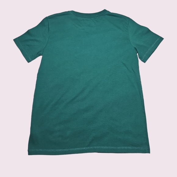 Eddie Bauer Boys Green Happy Camper T-Shirt Size Medium - Picture 2 of 5